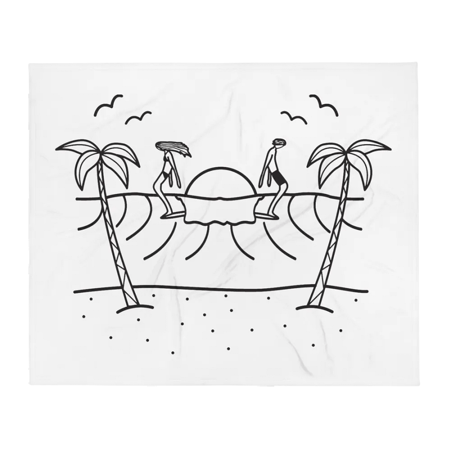 California Dreamin' Throw Towel product image (1)
