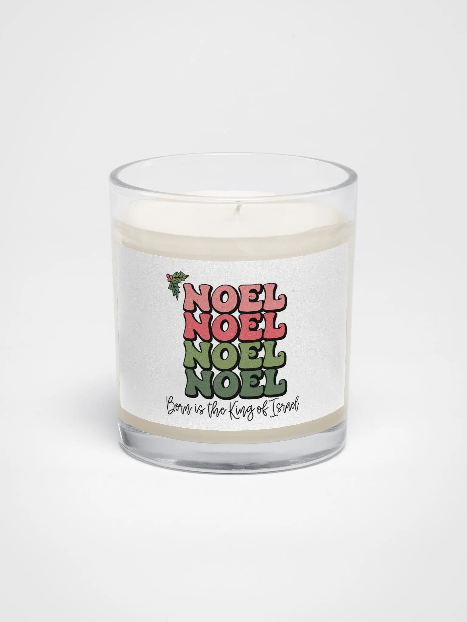 NOEL Scented Soy Wax Christmas Candle product image (1)