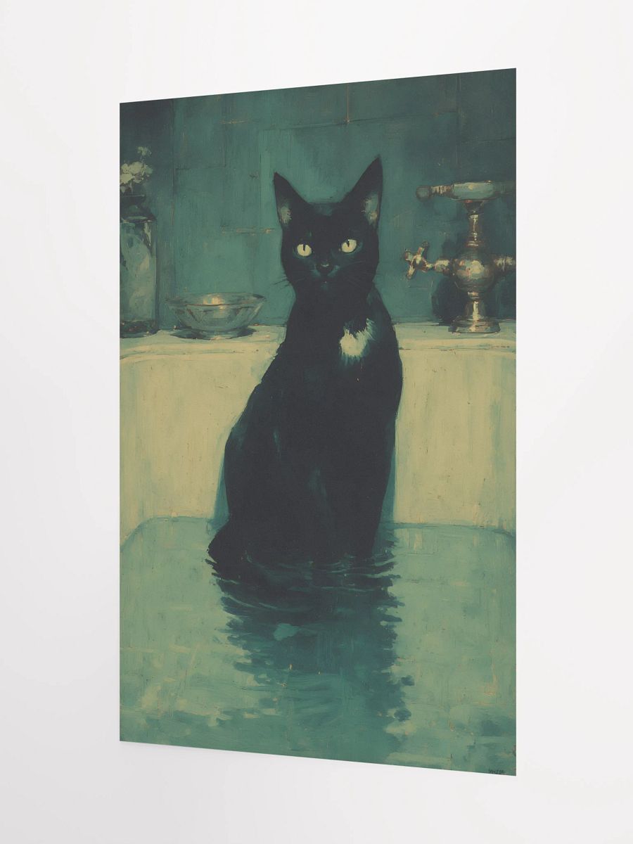 Mystic Feline Reflections Poster product image (5)
