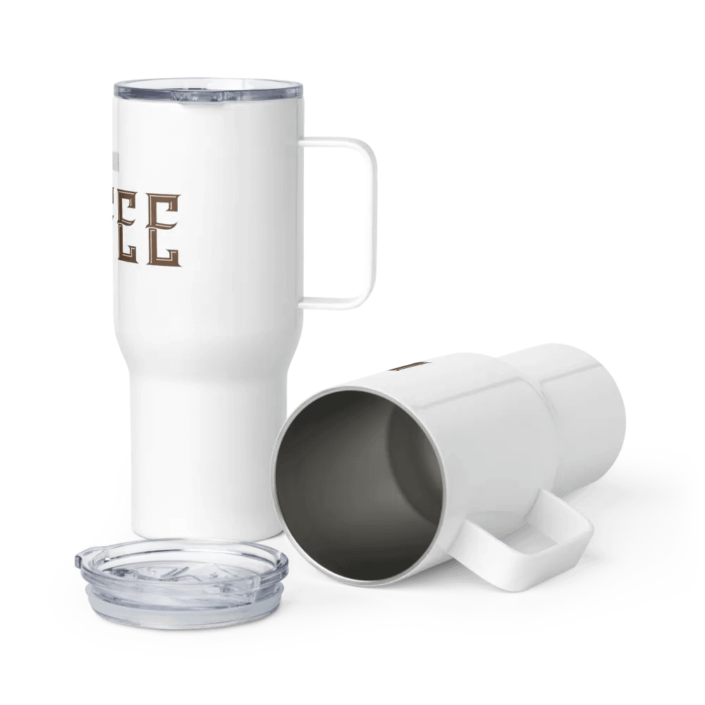 Cuppa Cawfee Travel Mug with a Handle product image (6)