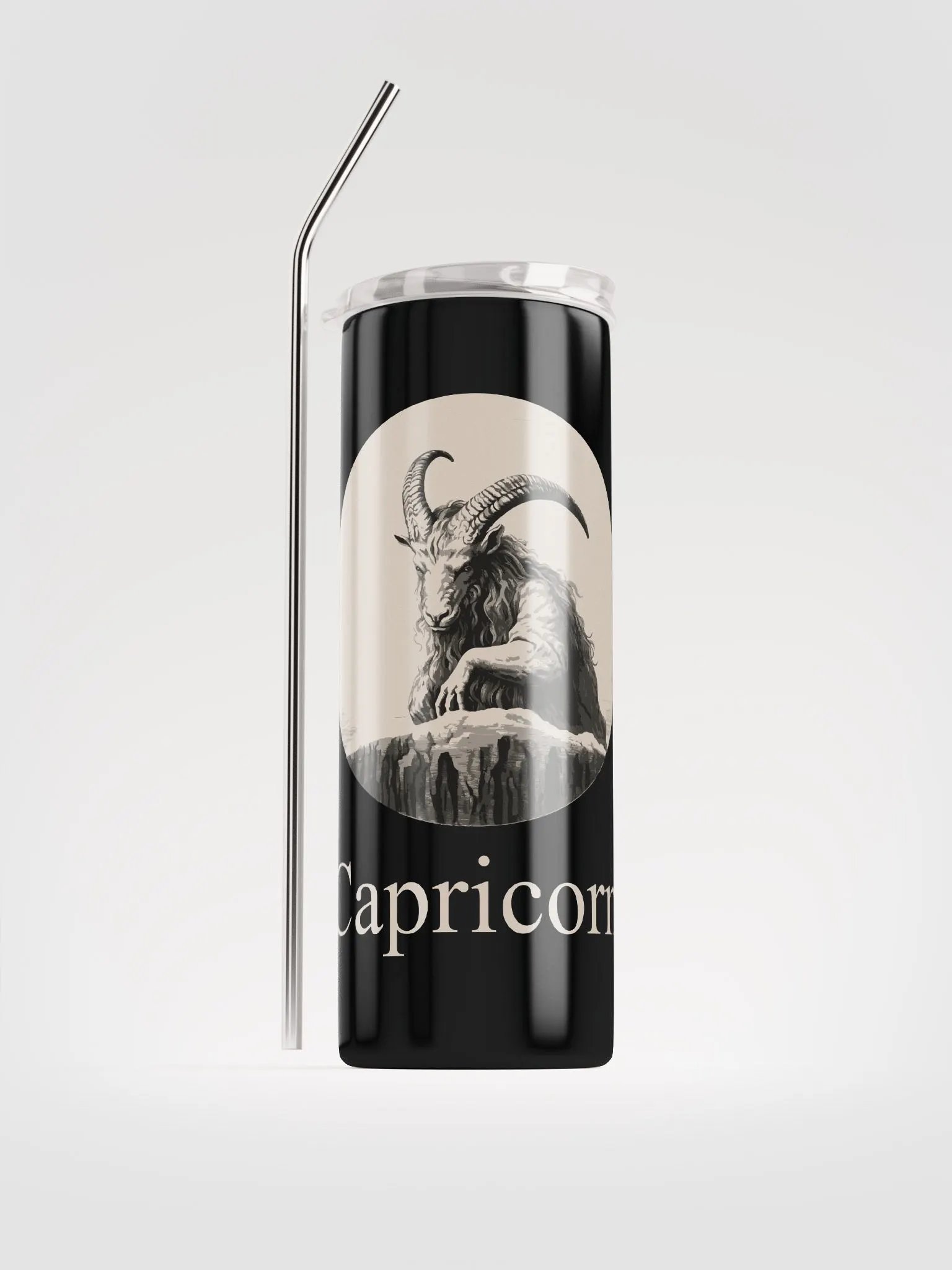 Capricorn Zodiac Stainless Steel Tumbler: Embrace Zodiac Style product image (1)