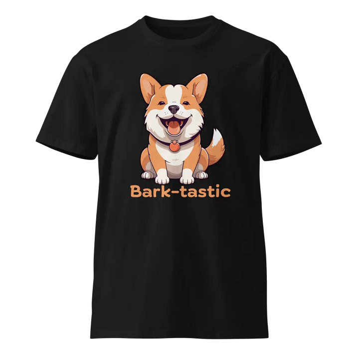 Bark-tastic shiba inu puppy Funny Unisex T-Shirt product image (1)
