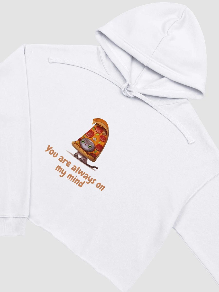 Pizza Cat Crop Hoodie product image (20)