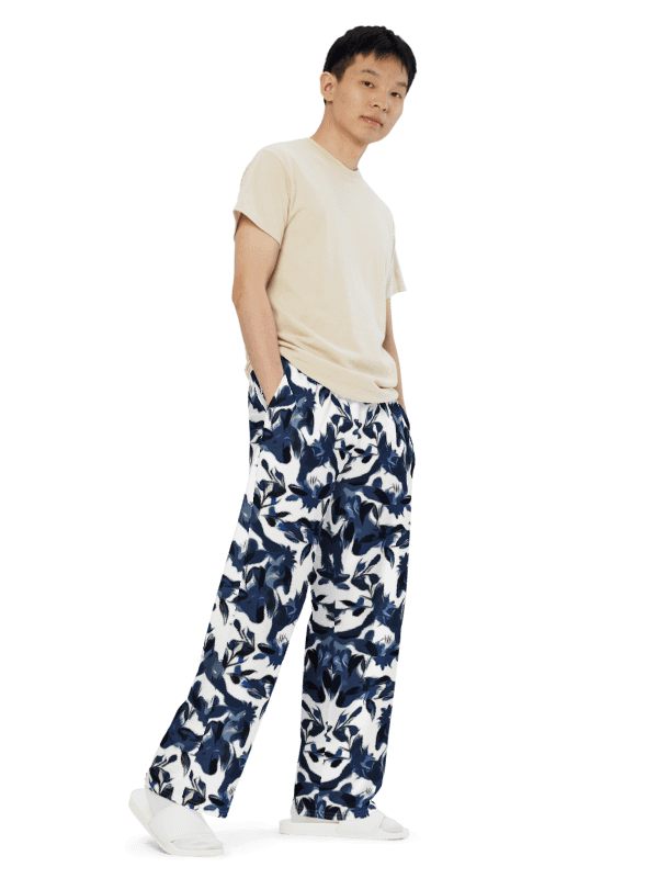 Wild Waves | Unisex Wide-Leg Pants product image (2)