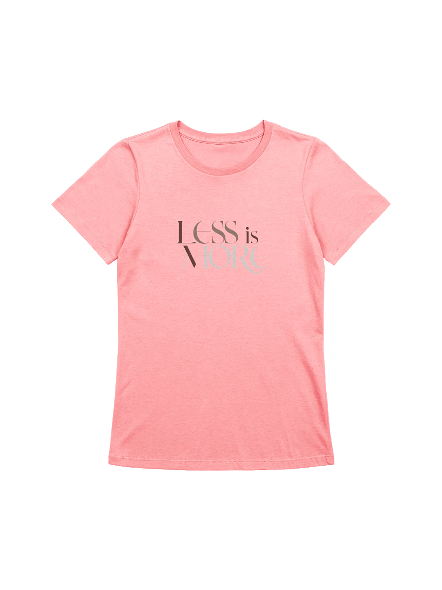 Less Is More Tee, Relaxed Fit Gift, Minimalist Women’s Shirt product image (1)