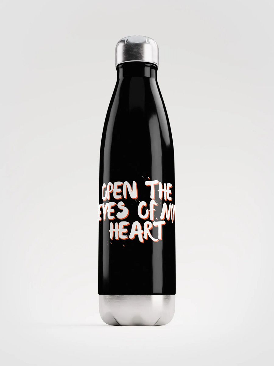 Open The Eyes Of My Heart Stainless Steel Water Bottle product image (1)