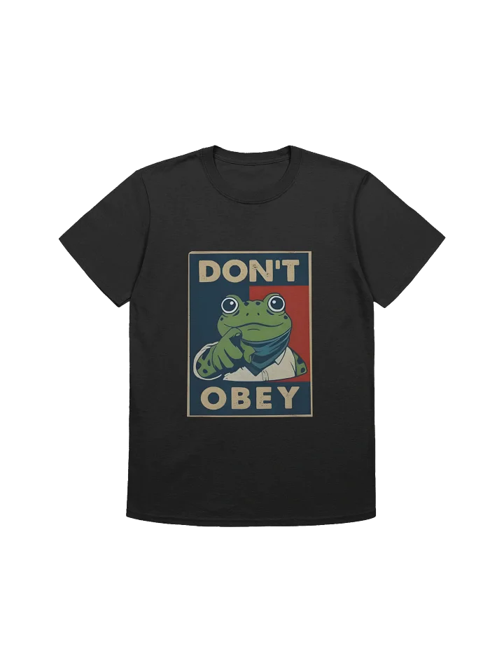 Don’t Obey Frog T-shirt product image (1)