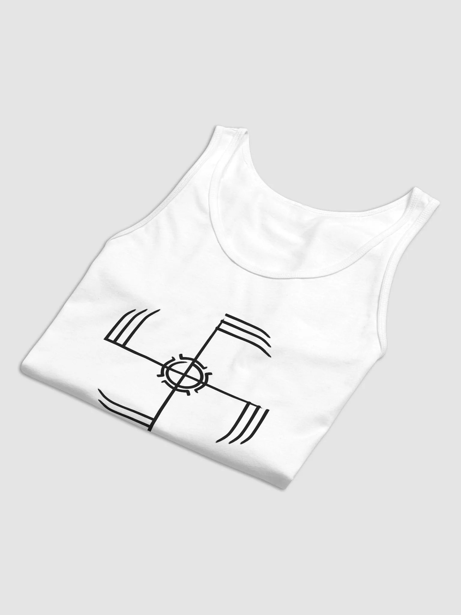 Ginfaxi Men's Tank Top White product image (5)