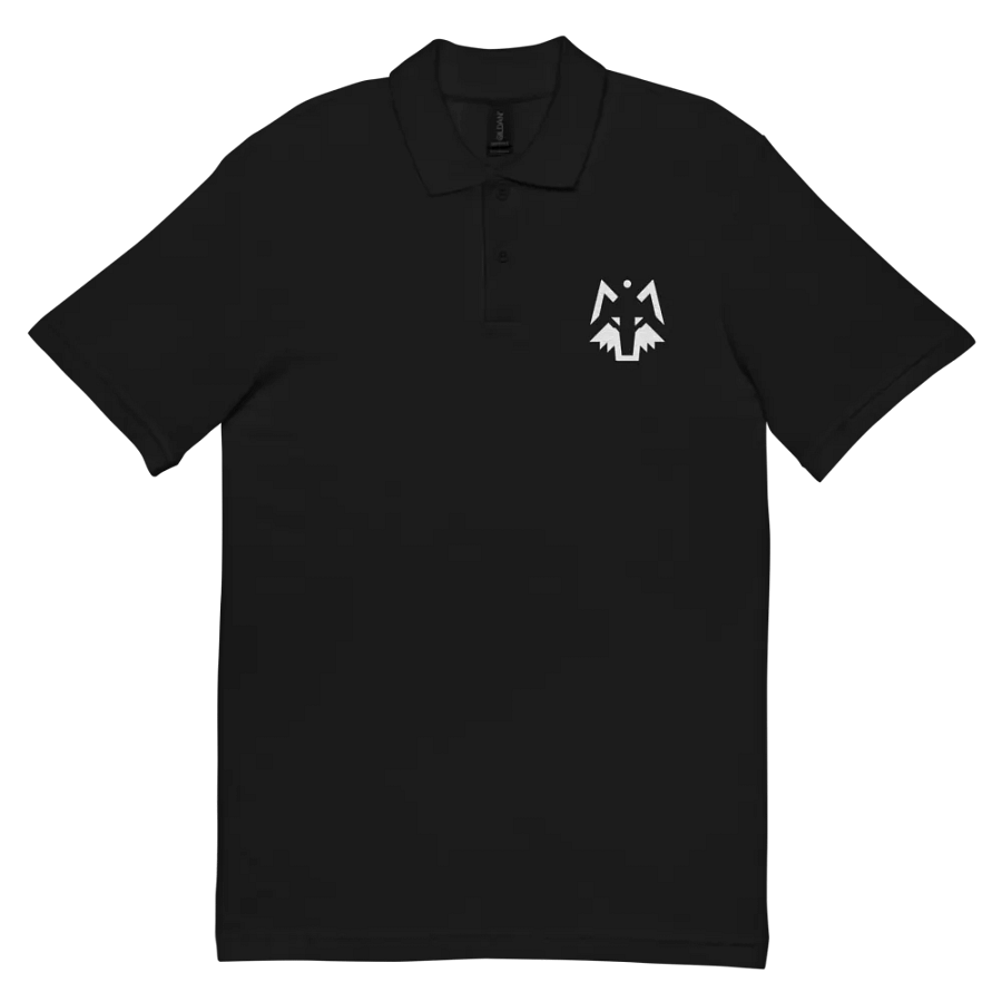 Wolfe Logo Polo Shirt in Black product image (2)