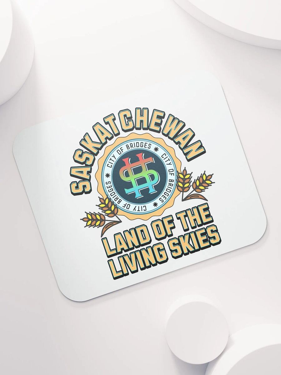 Saskatchewan Land Of The Living Skies Emblem Mouse Pad product image (5)
