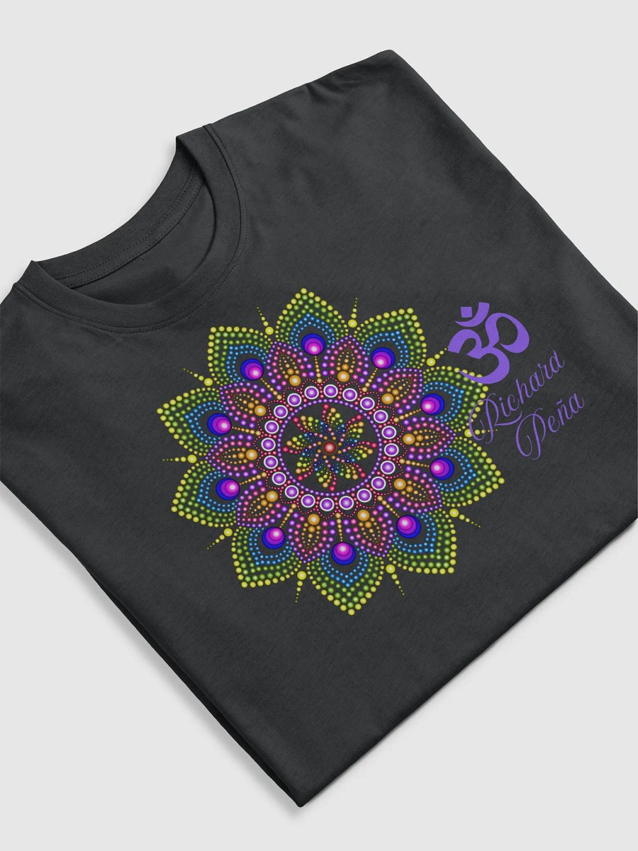 Purple Om Richard Peña on black t-shirt product image (5)