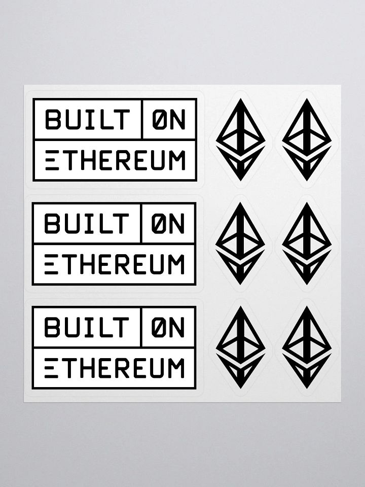 Build on Ethereum sticker set product image (1)