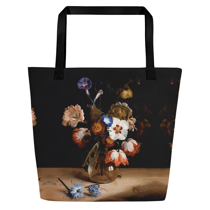 “Flowers in a Glass Vase” Art Tote – Designed by Dr. Mac Garden Style product image (2)