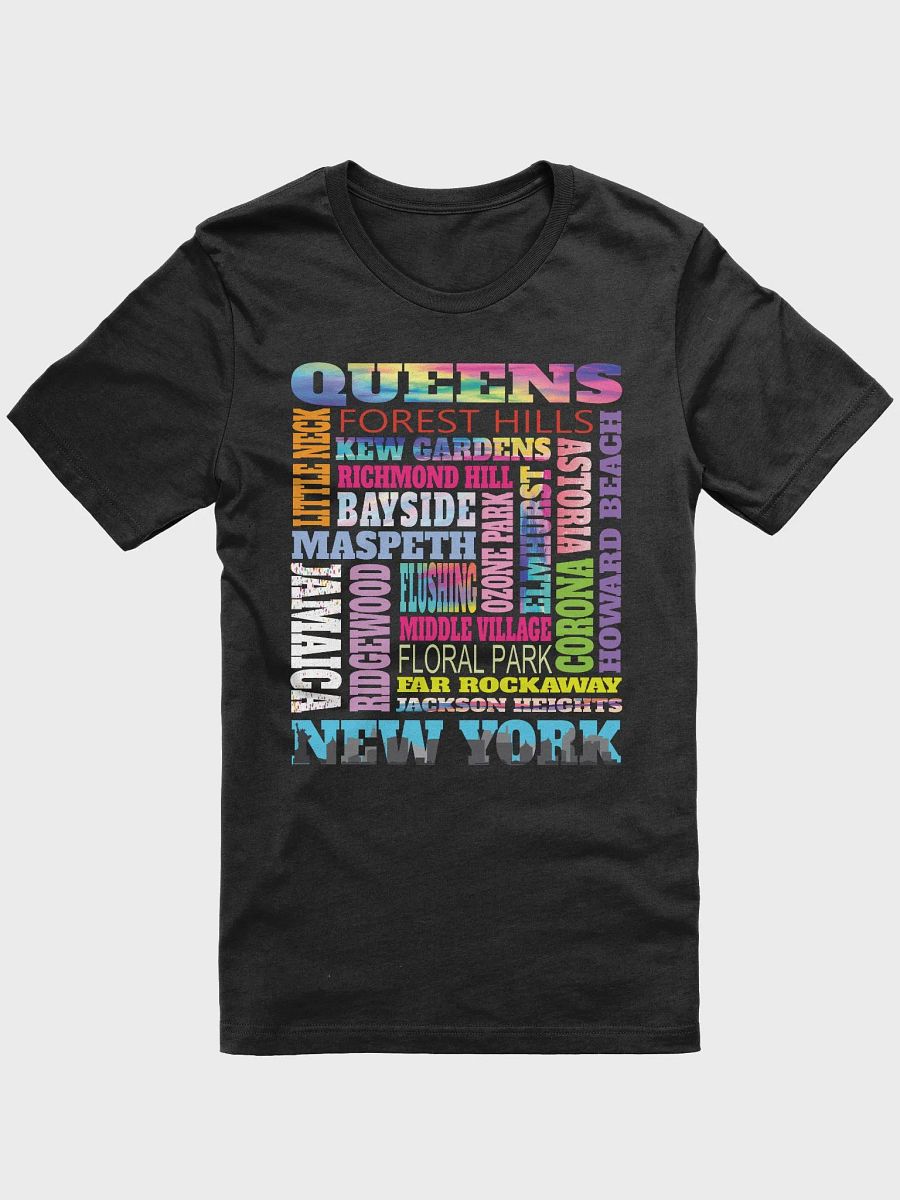 Queens New York Neighborhoods Skyline Pride Gifts T-Shirt product image (3)