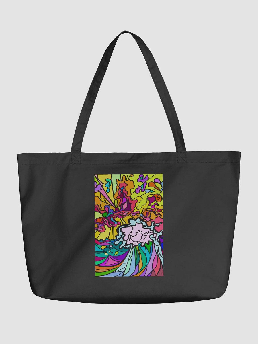 Psychedelic Swirl Eco Tote – Wave at Sunset product image (1)