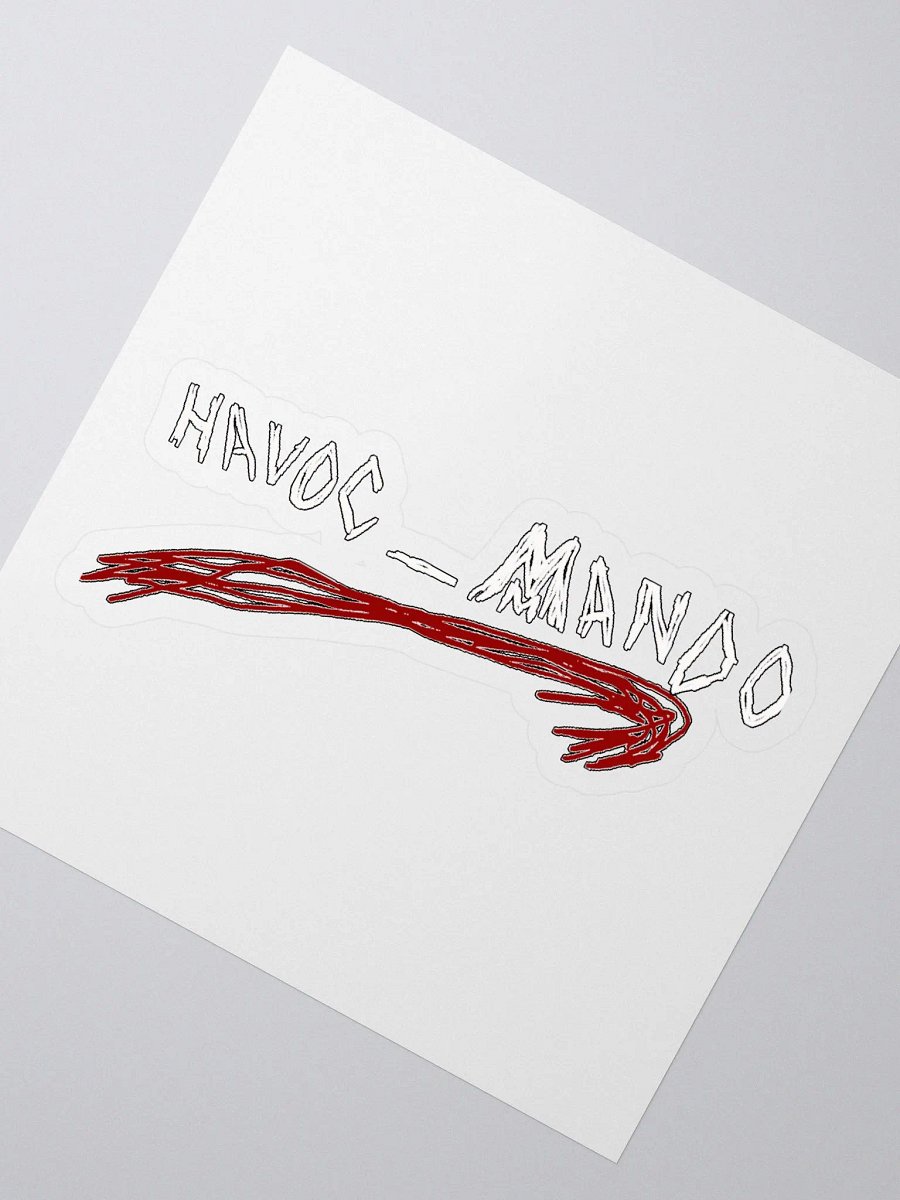 Havoc Mando Scratch sticker product image (2)