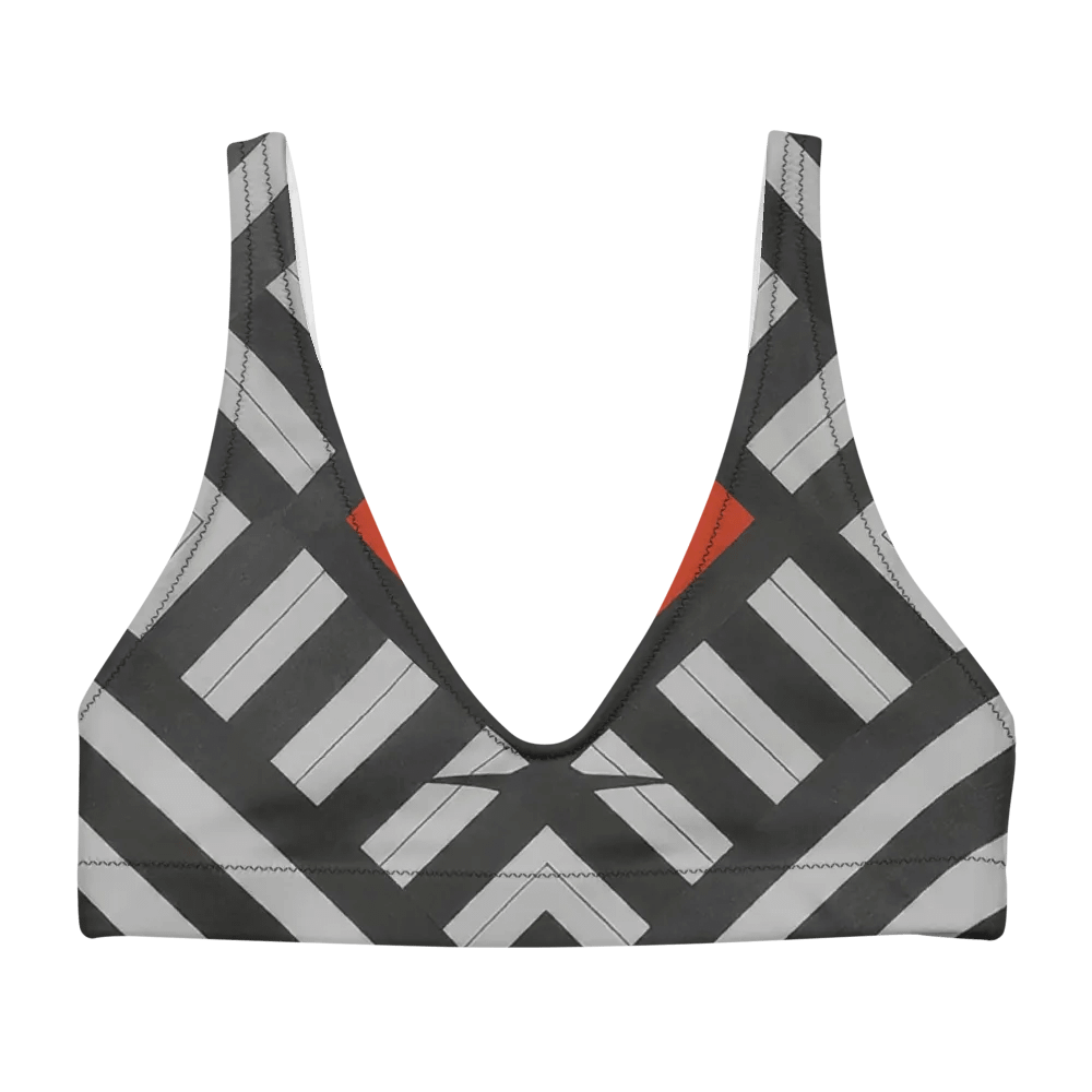 Optical Illusion Geometric Bikini Top product image (1)