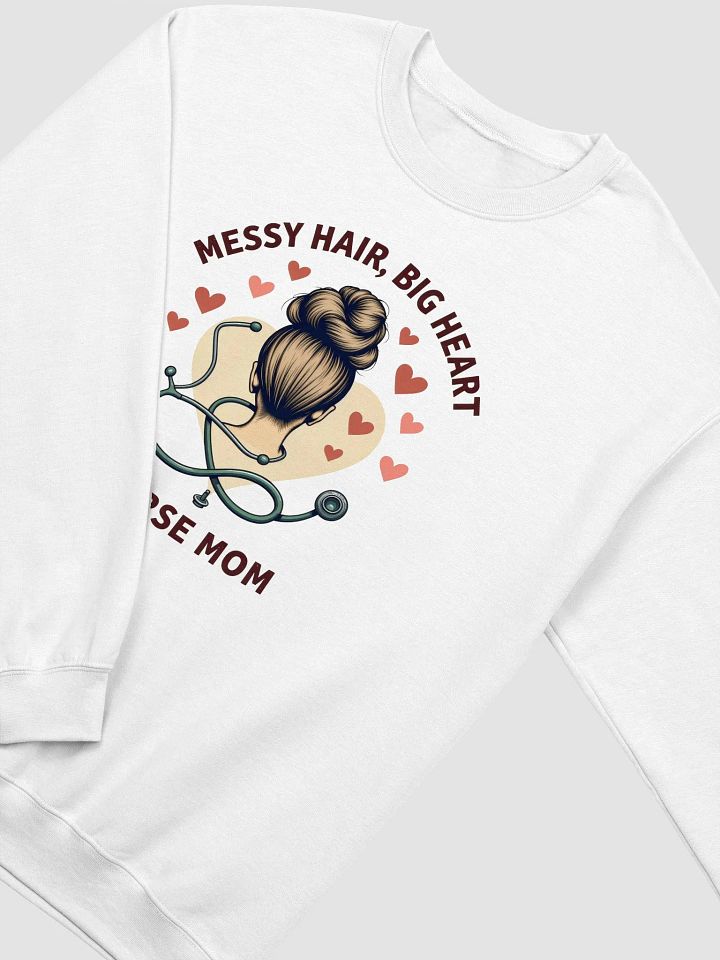 Nurse Mom Big Heart Sweatshirt product image (13)