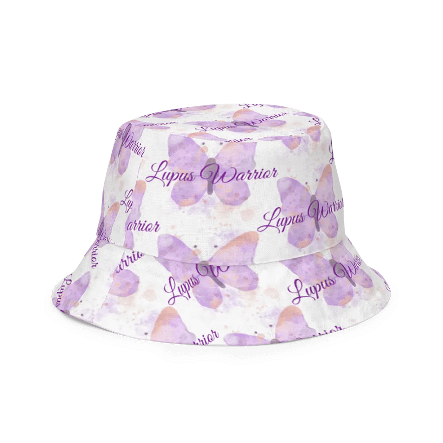 Lupus Warrior Purple Butterfly Bucket Hat product image (11)