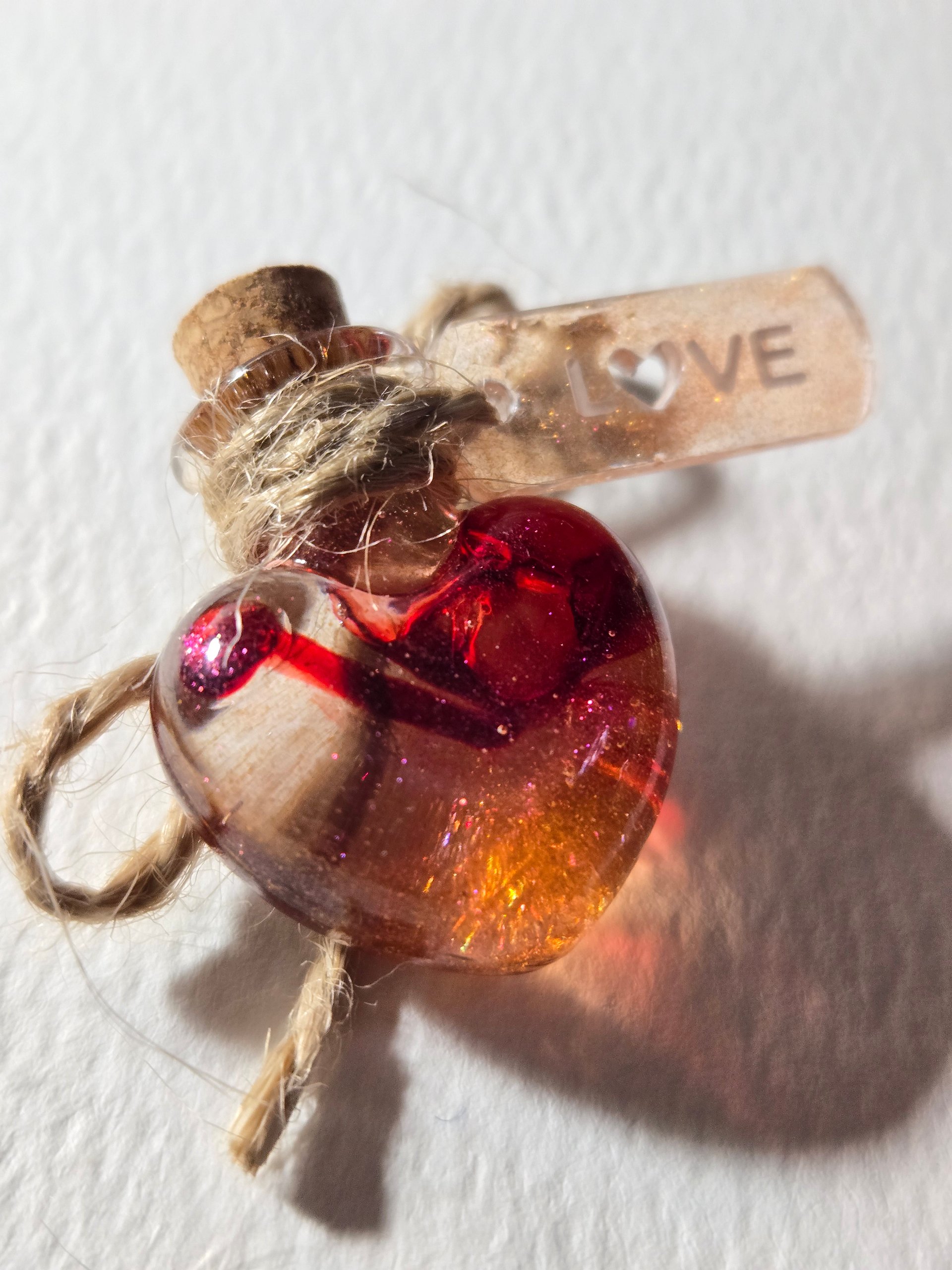 Heart Jar KEYCHAIN #13 - LOVE product image (2)