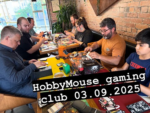 HobbyMouse Gaming Club Session 20.08.2025! We played #magicthegathering draft, #commander and #warhammer #40k as usual. Great...