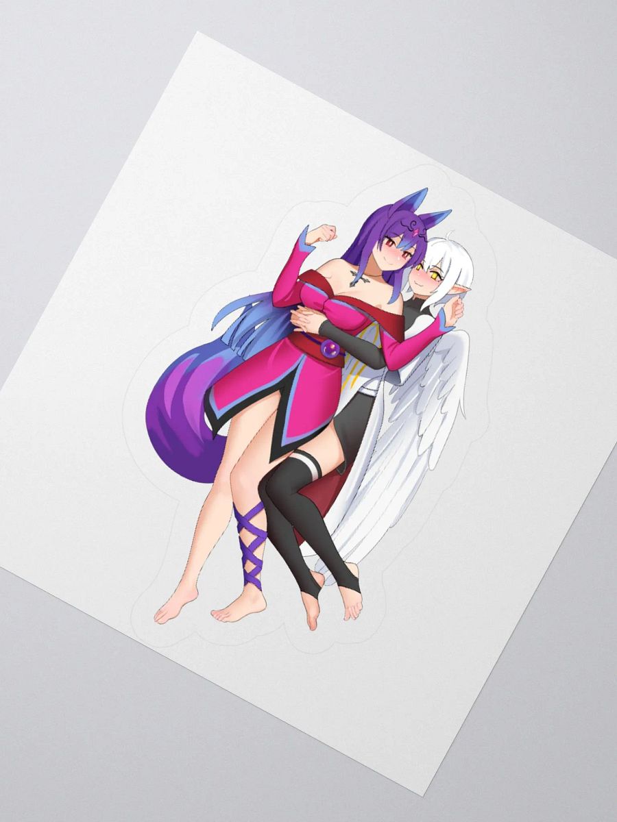 Cuddles clear sticker product image (1)