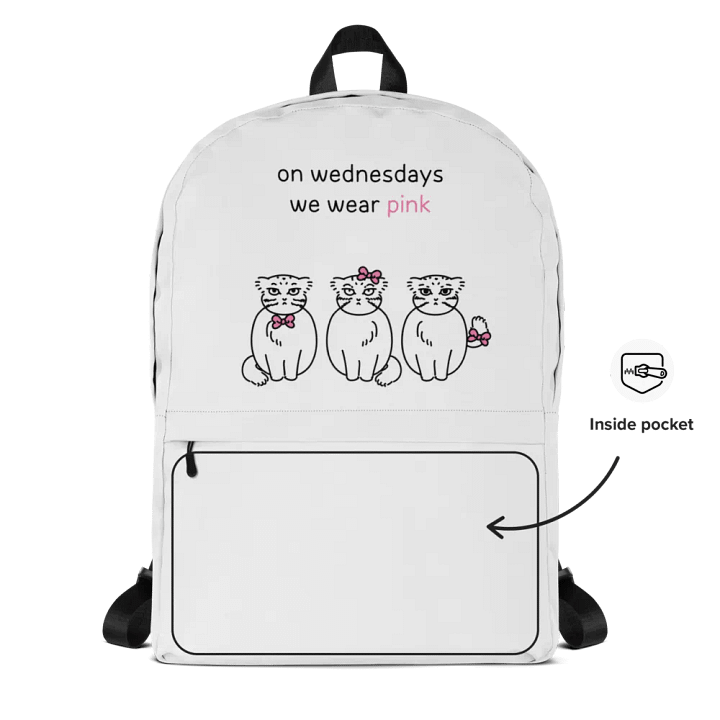 Pink Wednesdays Manul - Backpack product image (2)