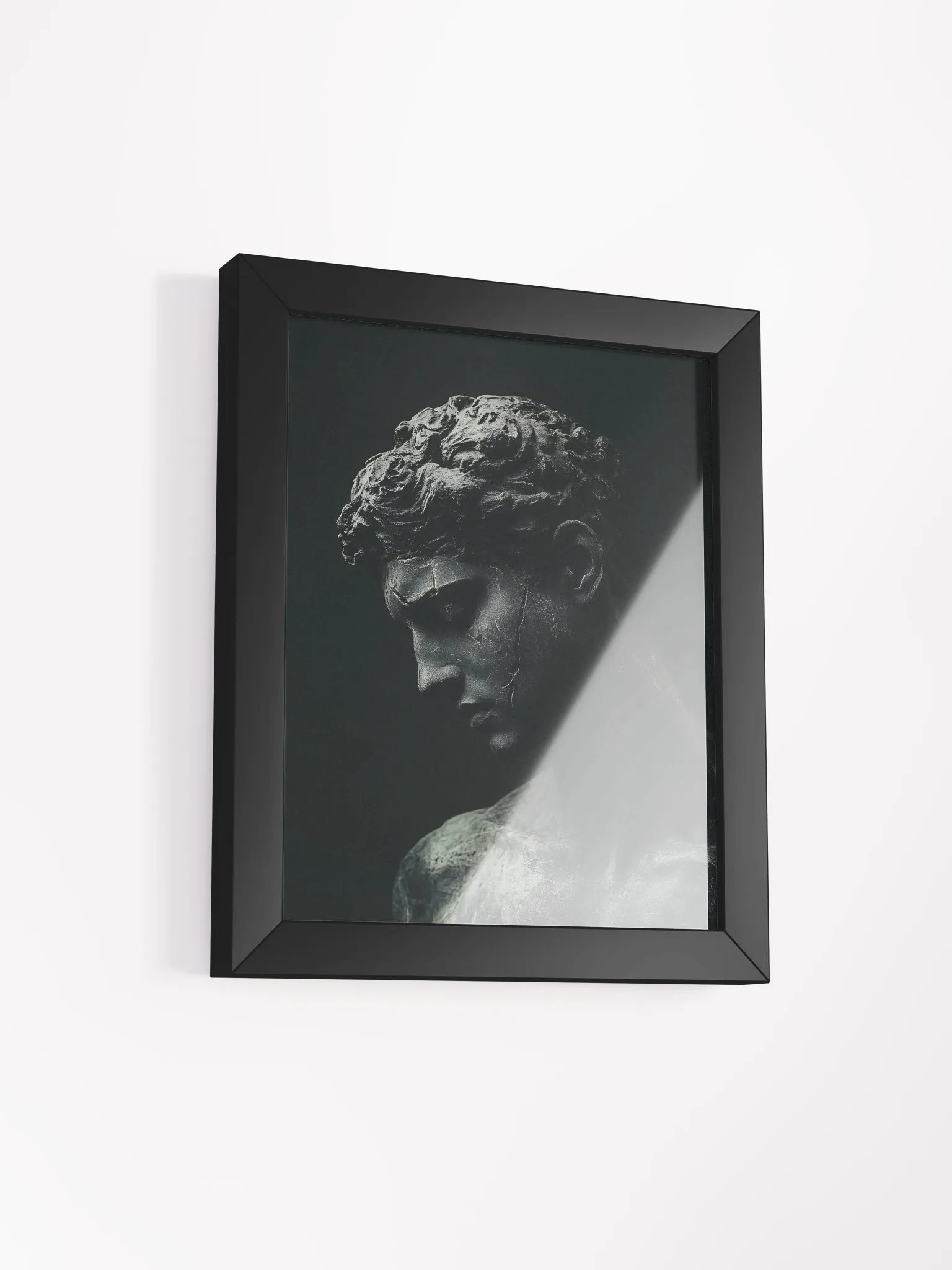 Echo of Silence Wood Framed Matte Poster product image (22)