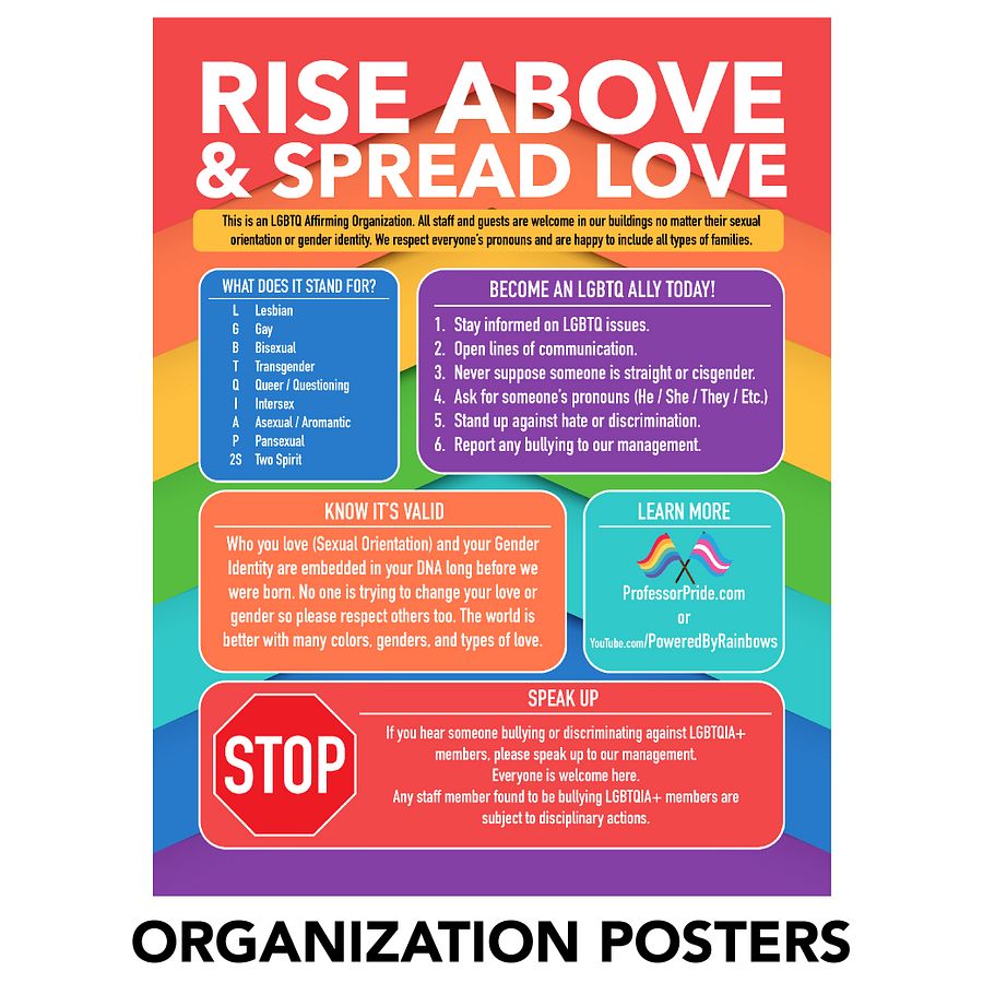 Rise Above Bullying Posters (for Organizations) product image (1)