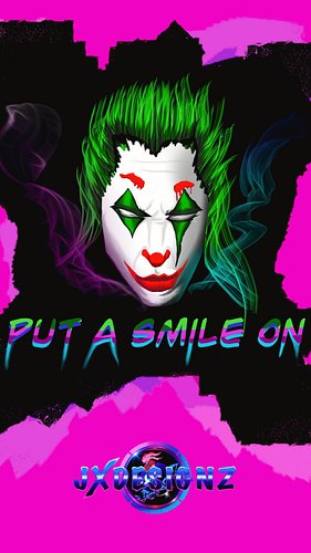 Hope this isn’t too trippy…Here is my concept art of the Joker. You can now purchase on my store “Put A Smile On” Jxdesignz.s...