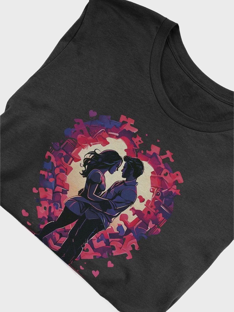You Complete Me Bella Canvas 3001 T-Shirt - Stylish & Romantic Puzzle Heart Tee for Couples, Valentine's Day, and Anniversaries product image (7)