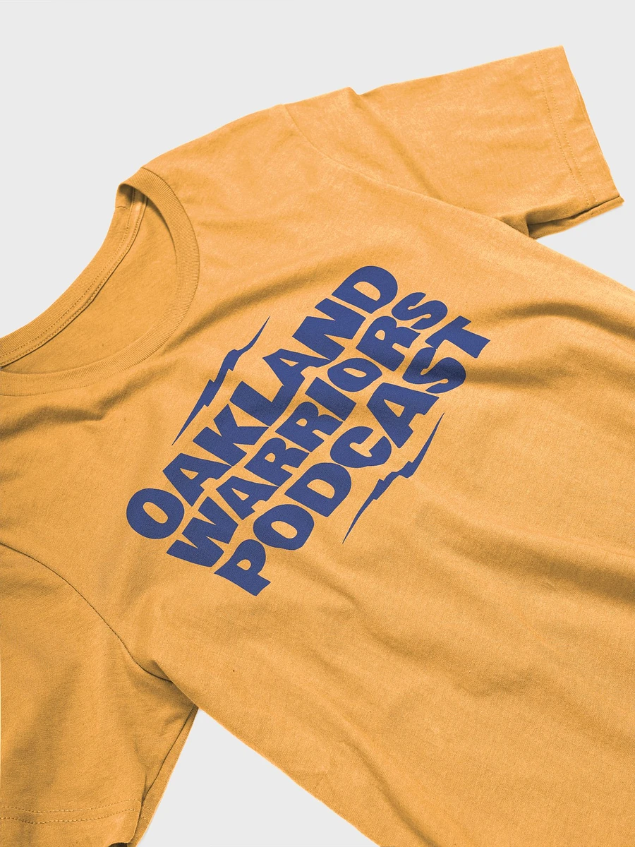 Oakland Warriors Podcast Logo T-Shirt - Gold product image (3)