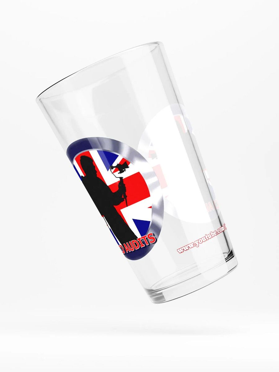 CJ Audits stylish pint glass product image (4)