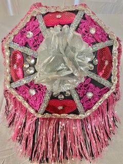 Pink & Black Parade Parasol product image (1)