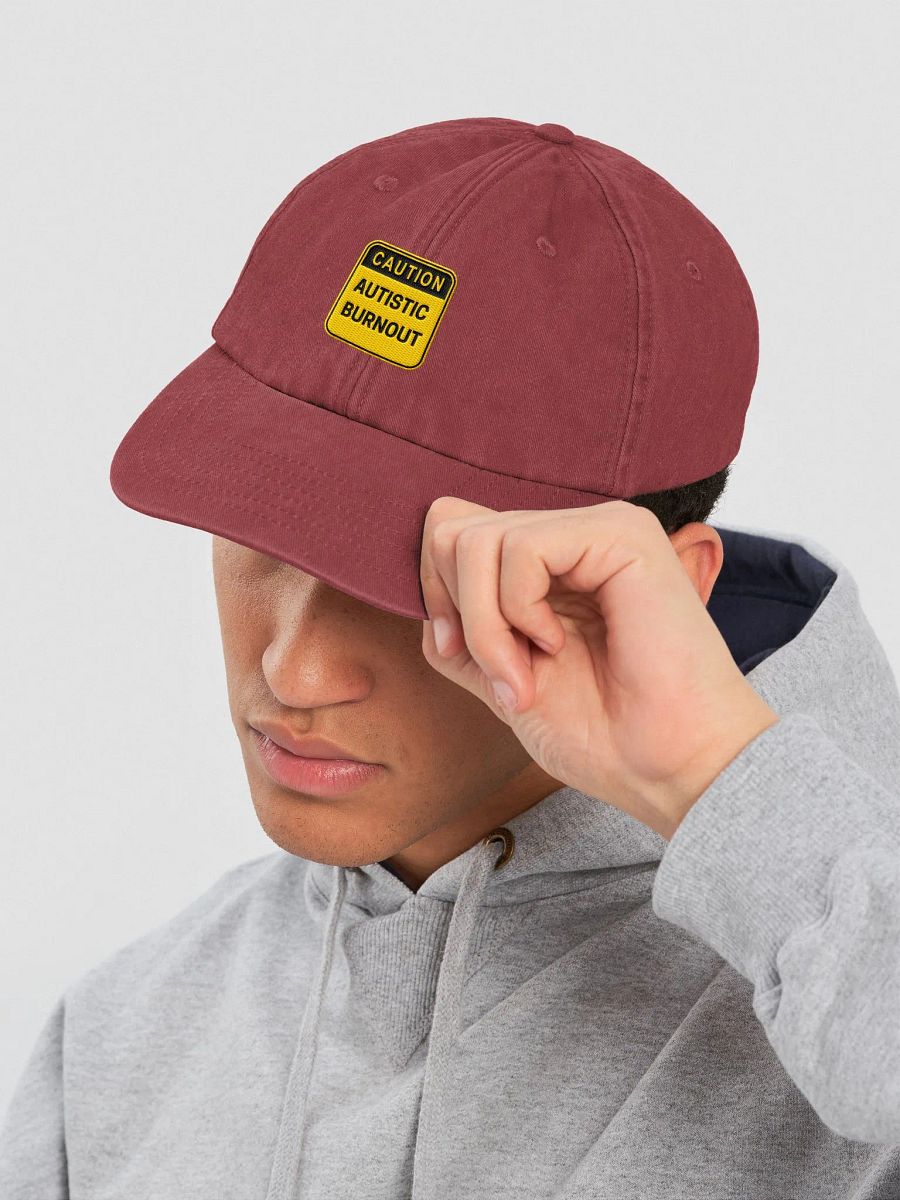 CAUTION: ASD BURNOUT vintage dad hat product image (6)