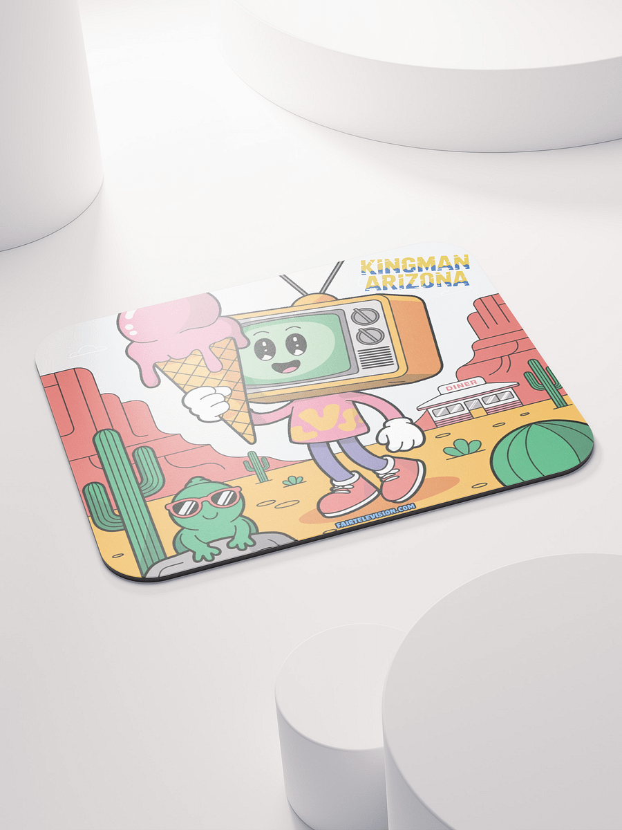 Whimsical TV Head Mouse Pad product image (4)