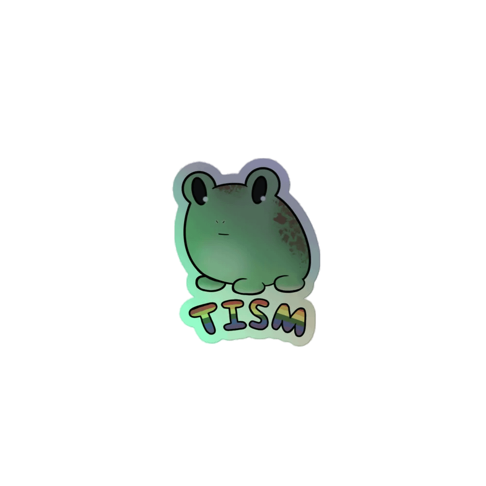 The Tism Frog - Sticker Holo product image (1)
