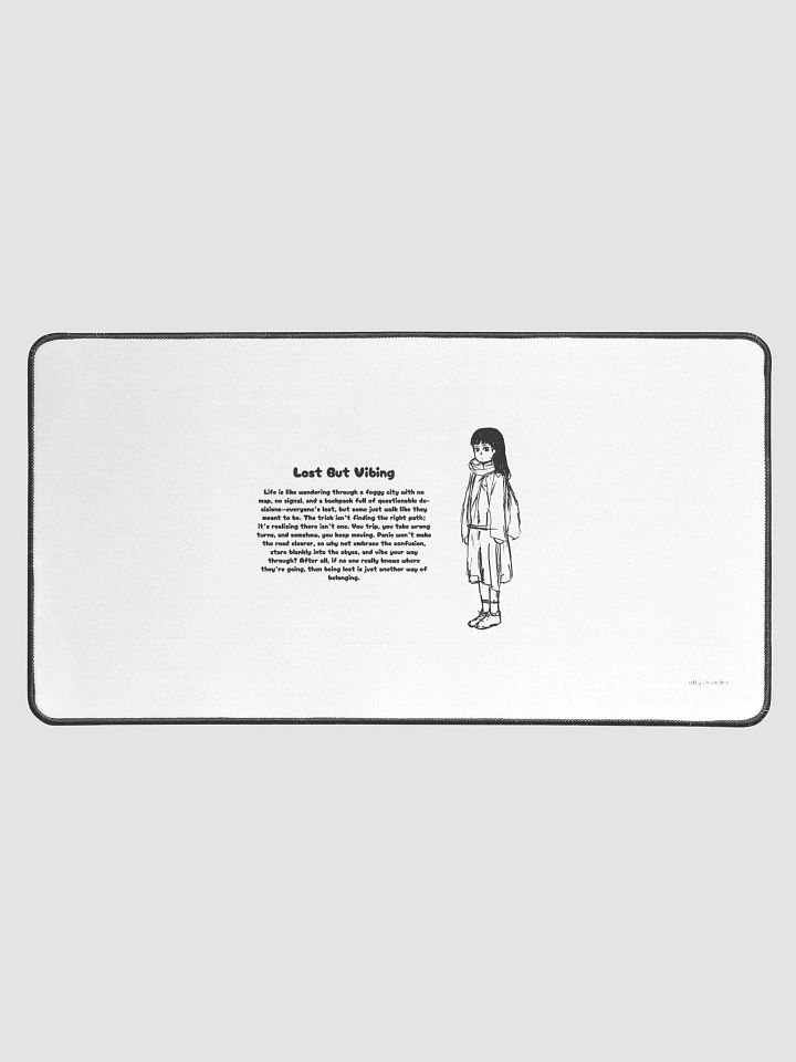 Lost But Vibing Desk Mat product image (1)