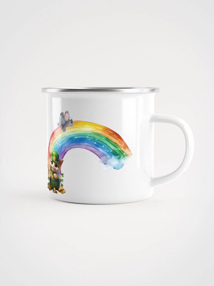 At the End of the Rainbow Enamel Mug | Whimsical Campfire Drinkware product image (2)