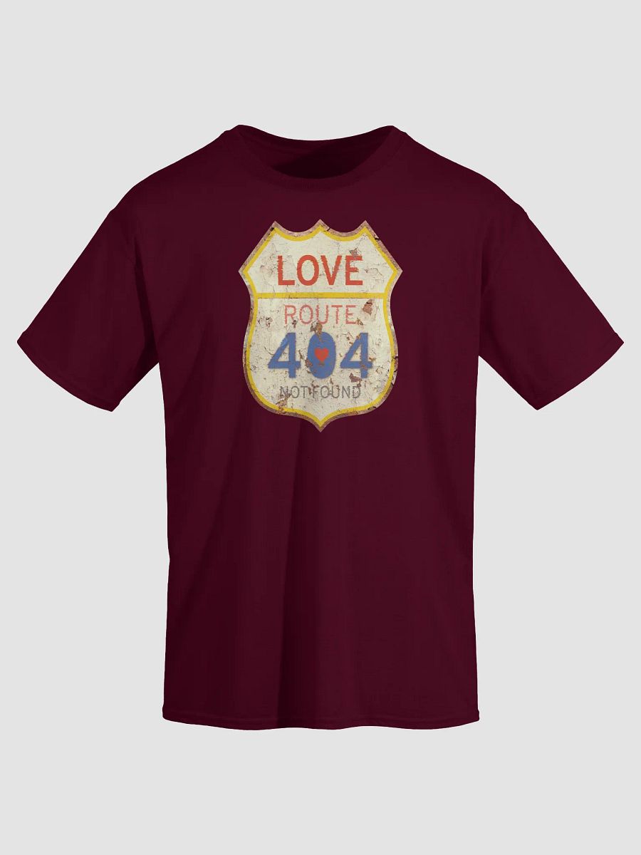 Funny 404 Not Found T-Shirt (Front Side) - Vintage Love Design for Tech Lovers & Geeks product image (3)