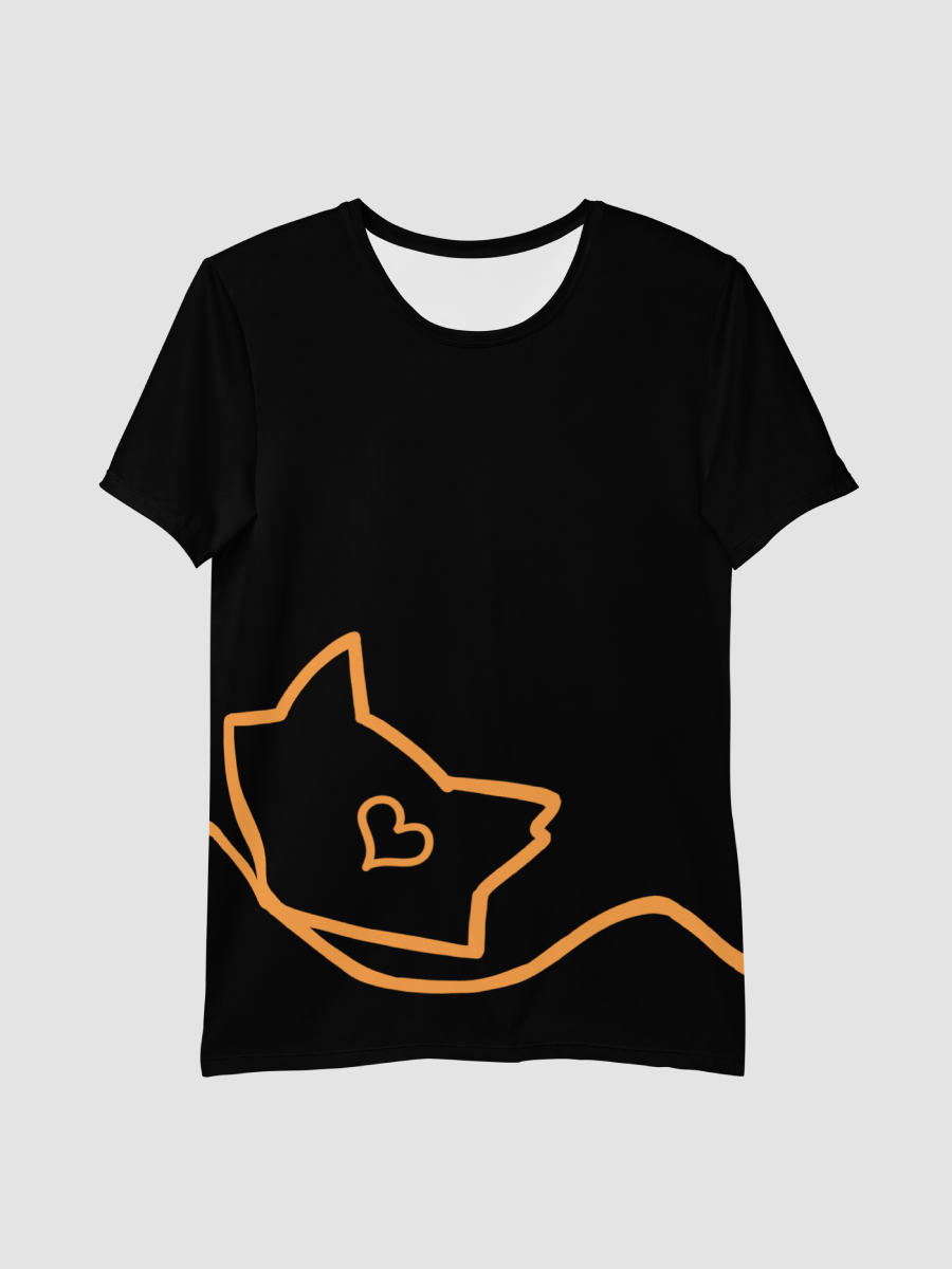 Mellow Ribbon All-Over Print Athletic T-Shirt (Black) product image (3)