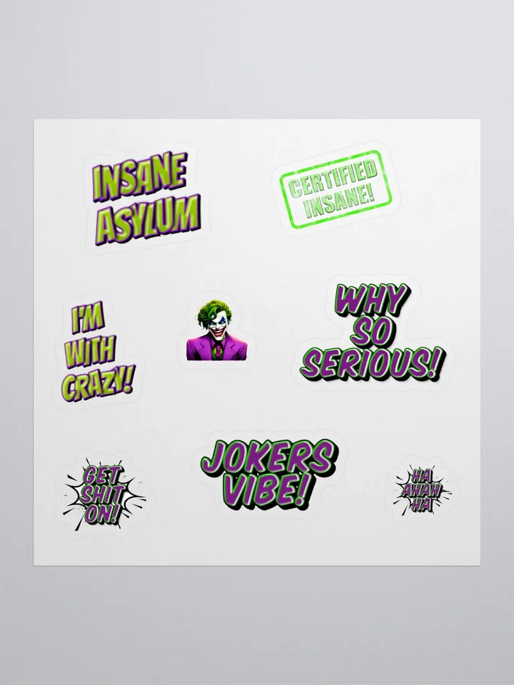 Joker Themed Sticker Pack product image (1)