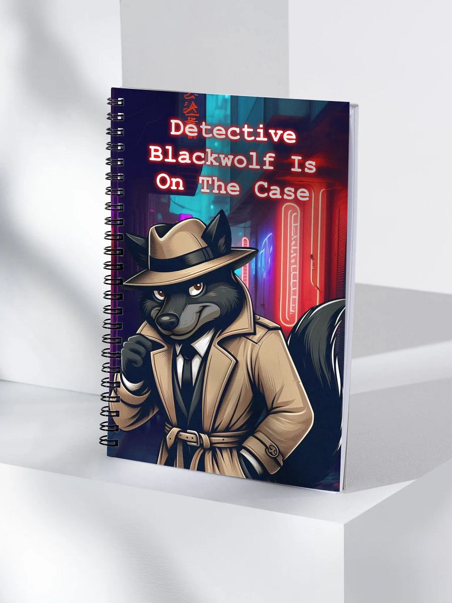 Detective Blackwolf Spiral Notebook product image (3)