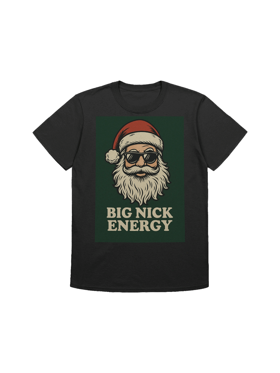 Big Nick Energy Santa Shirt | Funny Christmas Graphic Tee product image (3)