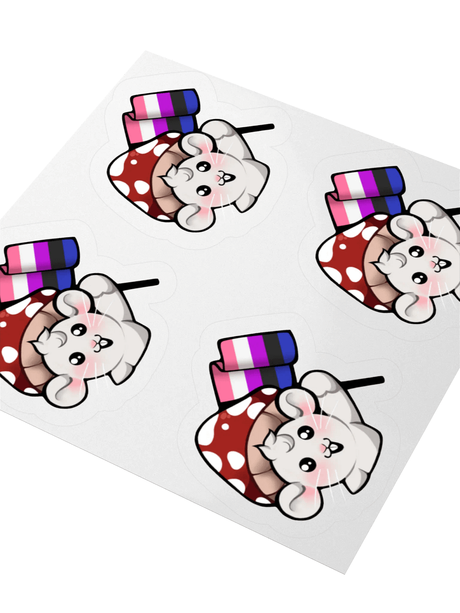 Genderfluid Pride Flag Stickers product image (3)