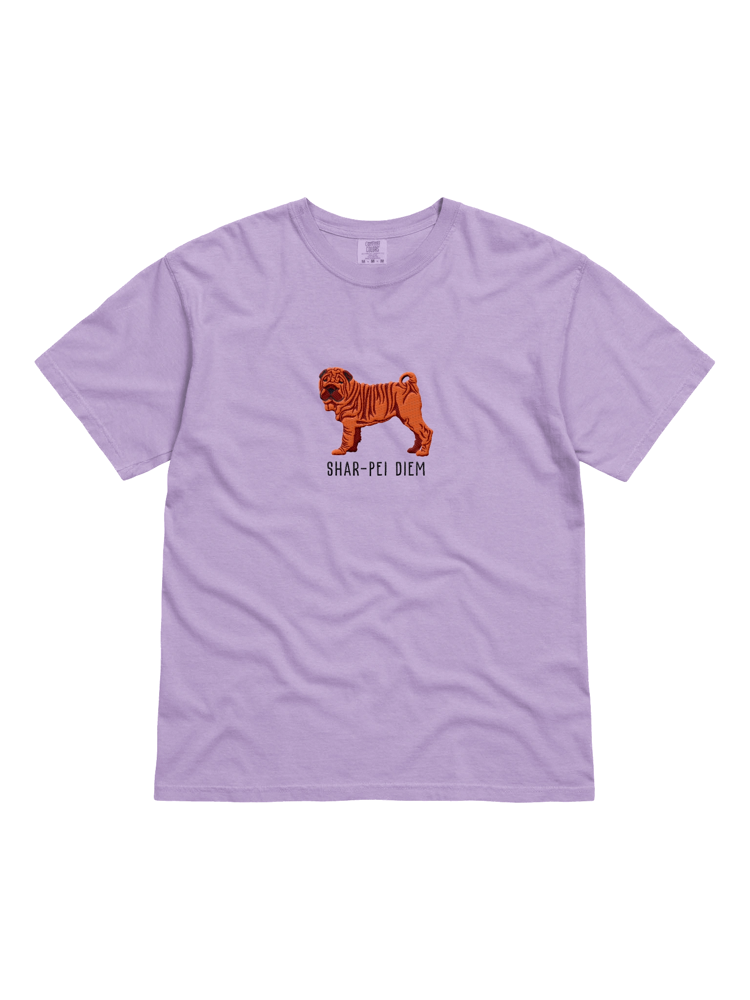 Shar-Pei Diem T-Shirt(Embroidered) of a Chinese Shar-Pei(Red) product image (31)