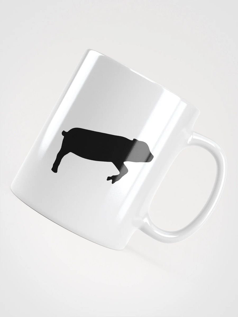 Leaping Pig (White Glossy Mug) product image (4)