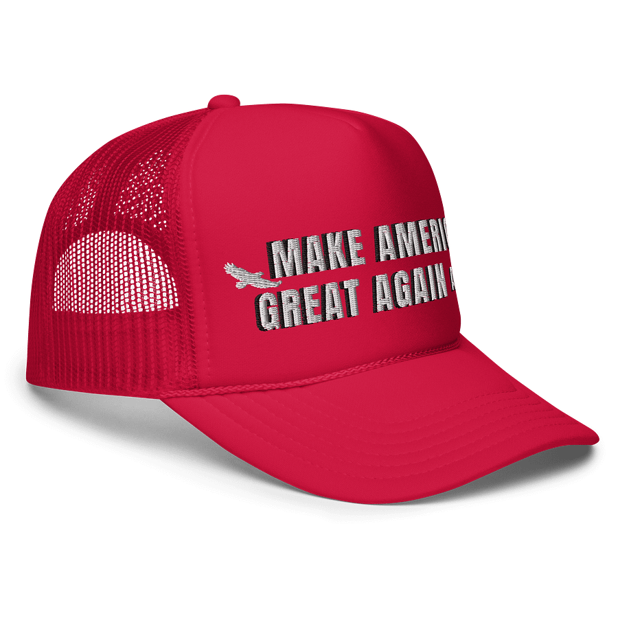 Maga trucker cap embroidered, Make America Great again with eagles product image (3)