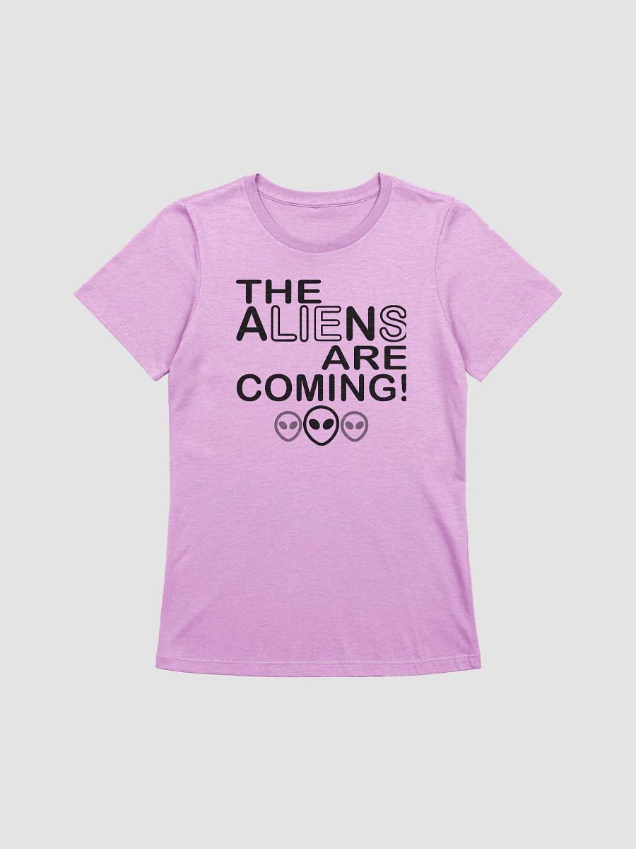 The Aliens Are Coming! - Black - Bella+Canvas Women's Supersoft Relaxed-fit T-Shirt product image (2)