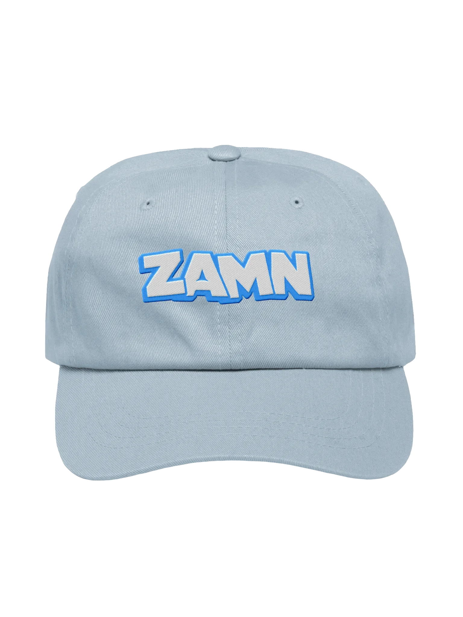 ZAMN Invisi-Logo Dad Hat: Light Blue product image (6)